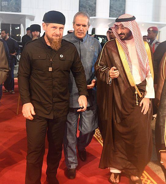 الرئيس الشيشاني يغادر جدة